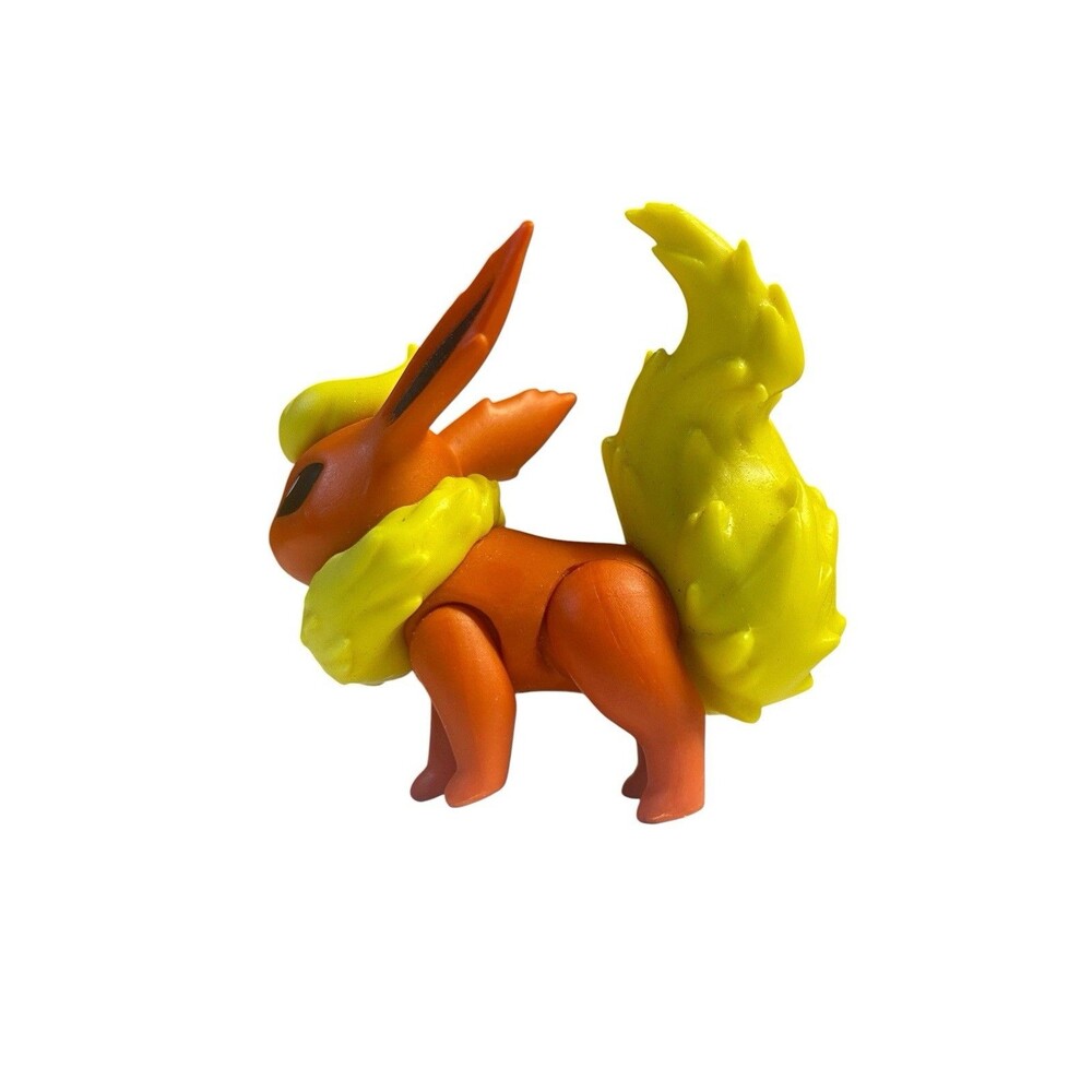 2017 2" POKEMON C.G.T.S.J TOMY FLAREON TOY MINI FIGURE NINTENDO VGC